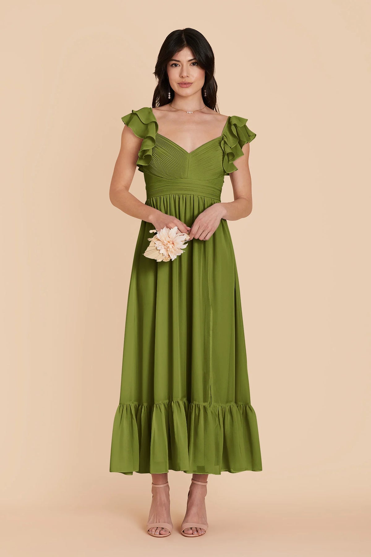 Talia Cactus alternate view 2 bridesmaid dress