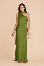 Ariadne Cactus front view bridesmaid dress