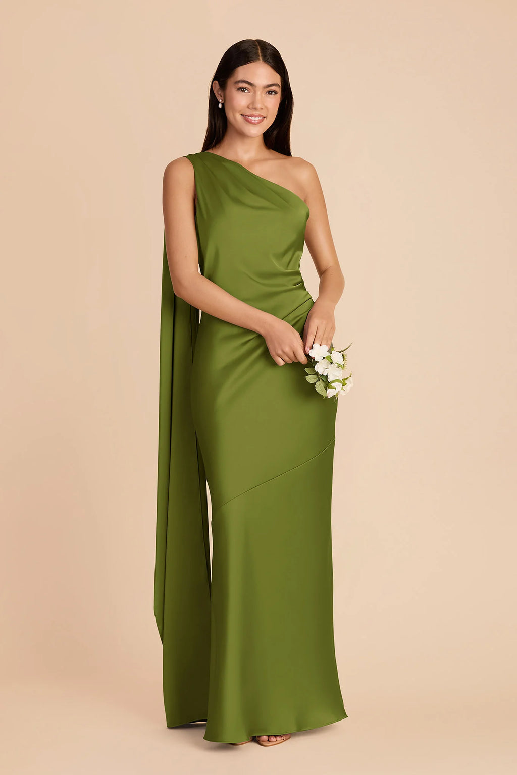 Ariadne Cactus alternate view 1 bridesmaid dress