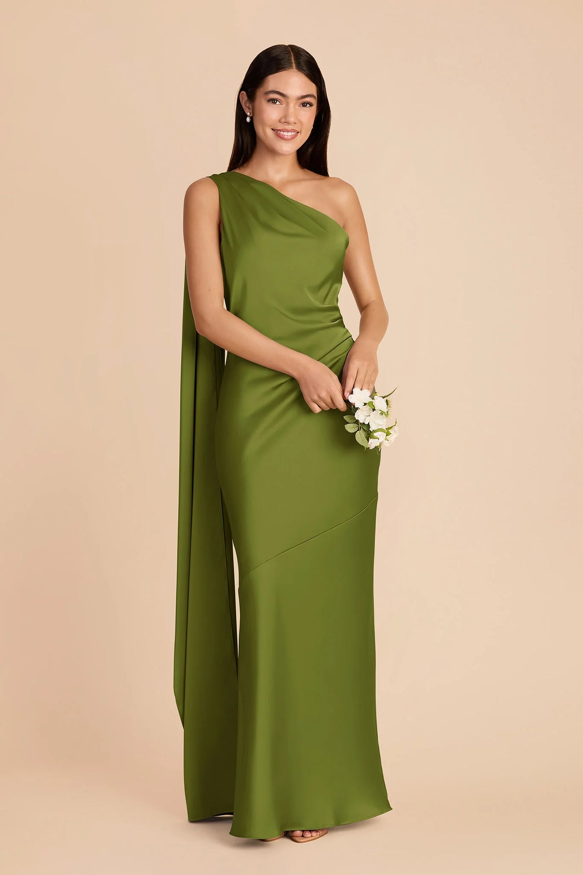 Ariadne Cactus alternate view 1 bridesmaid dress