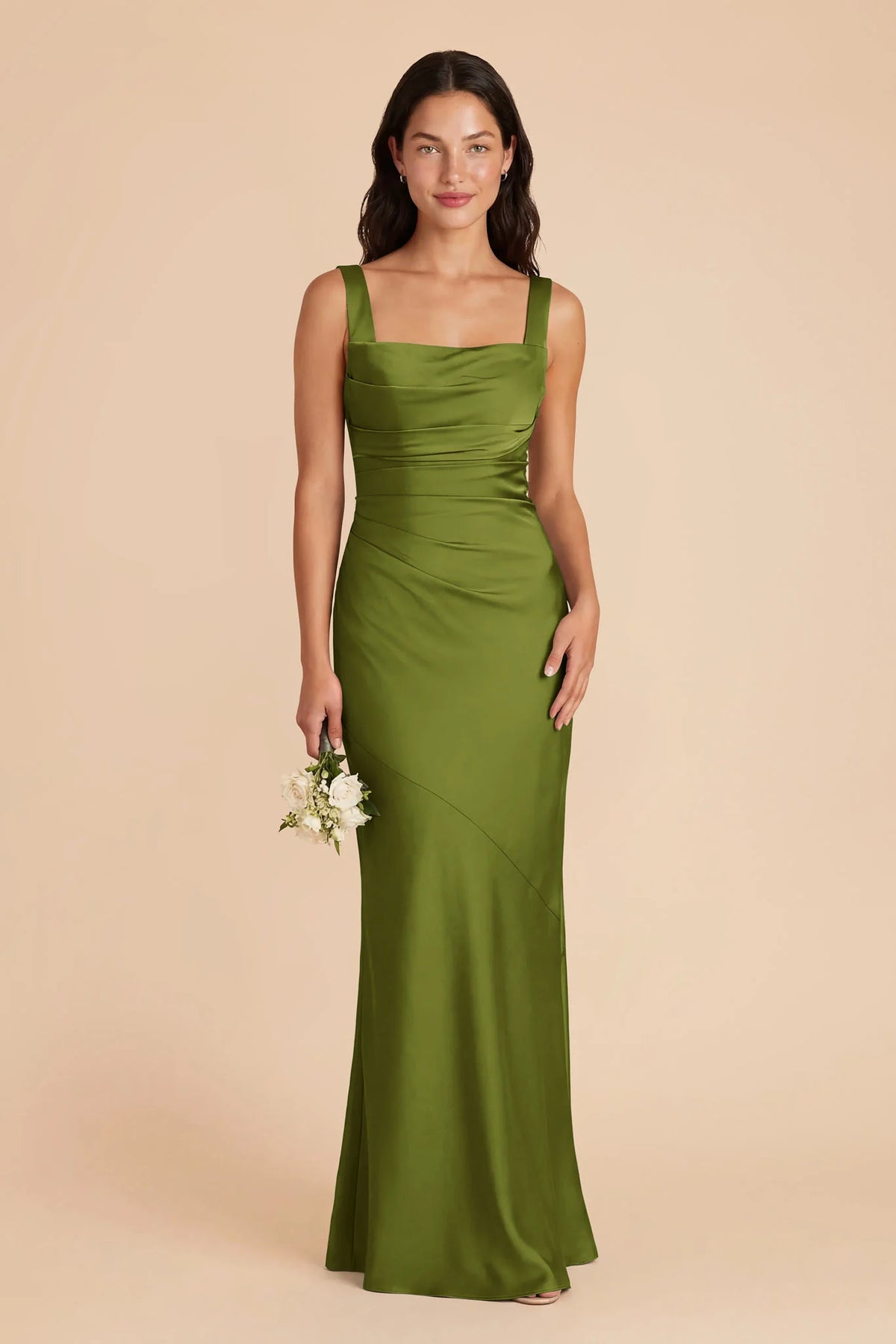 Colette Cactus front view bridesmaid dress