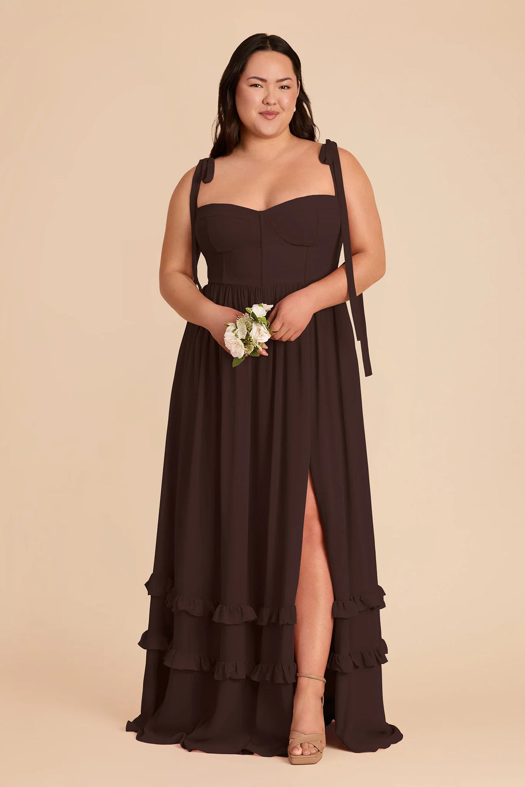 Daphne Café Noir alternate view 1 bridesmaid dress