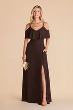 Genevieve Café Noir alternate view 3 bridesmaid dress