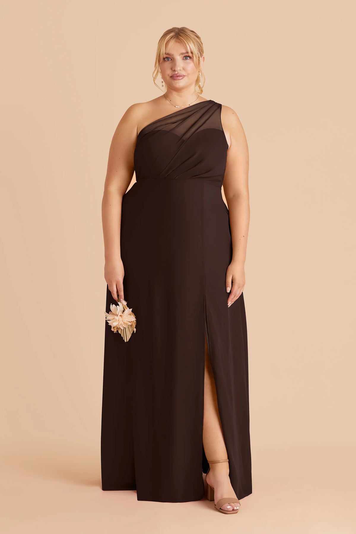 Celine Café Noir alternate view 1 bridesmaid dress