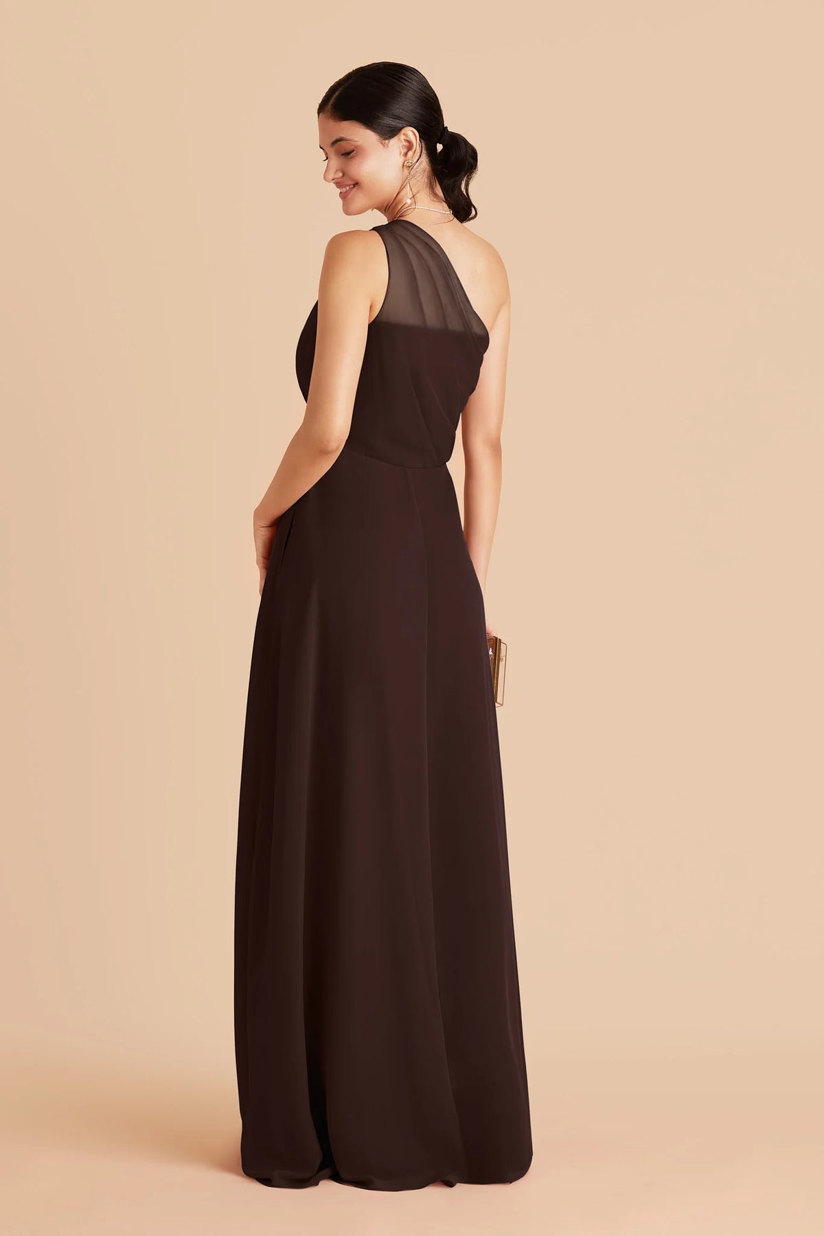 Celine Café Noir alternate view 2 bridesmaid dress
