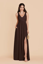 Annelise Café Noir alternate view 2 bridesmaid dress