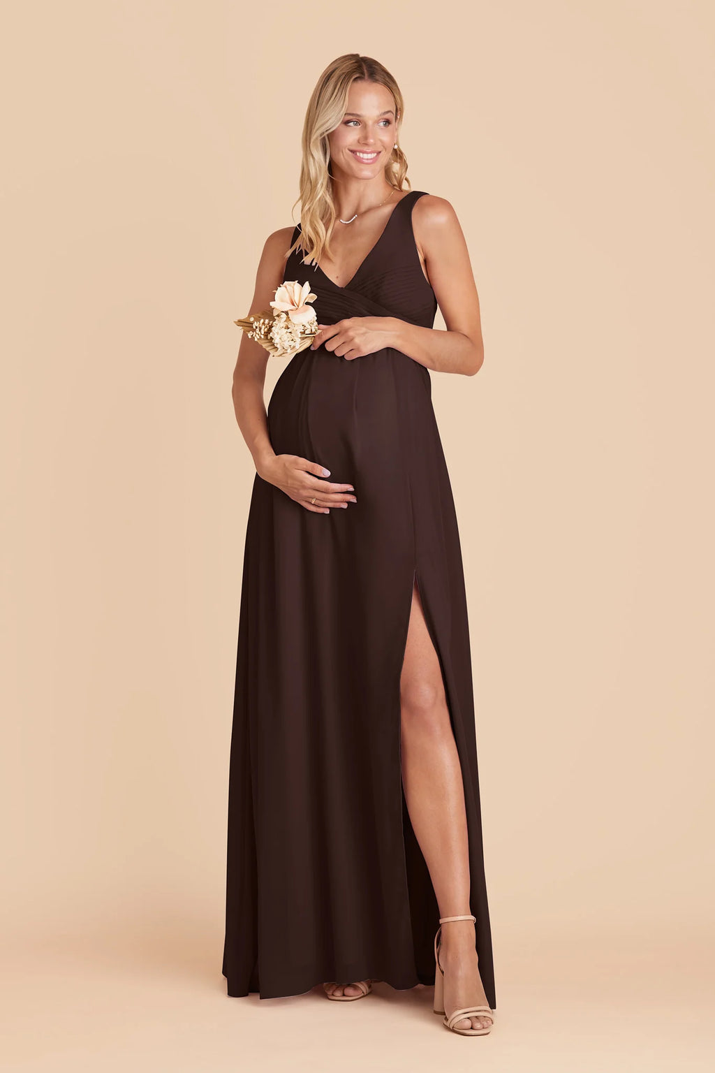 Annelise Café Noir alternate view 5 bridesmaid dress
