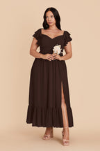 Talia Café Noir alternate view 5 bridesmaid dress