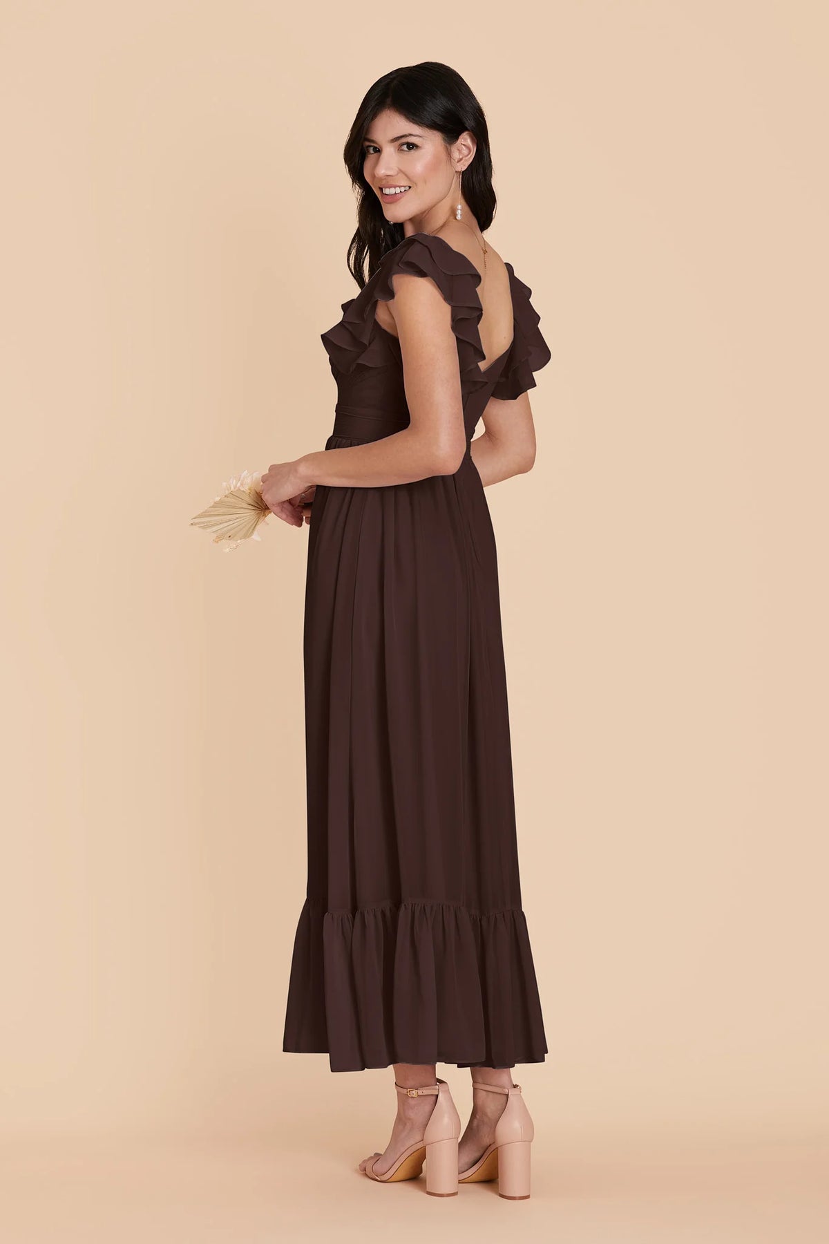 Talia Café Noir alternate view 3 bridesmaid dress