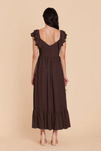 Talia Café Noir alternate view 4 bridesmaid dress