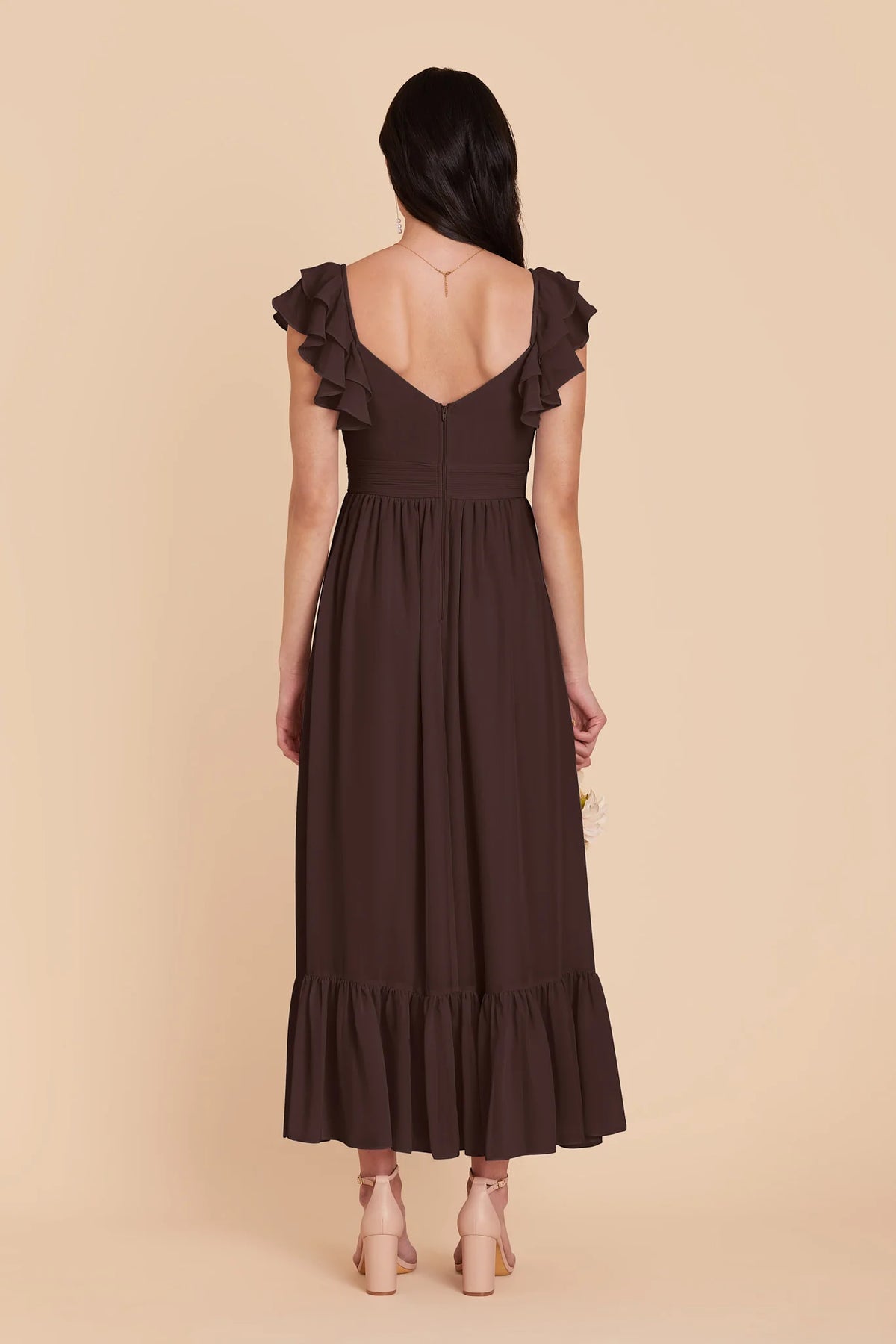 Talia Café Noir alternate view 4 bridesmaid dress