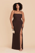 Odessa Café Noir alternate view 1 bridesmaid dress