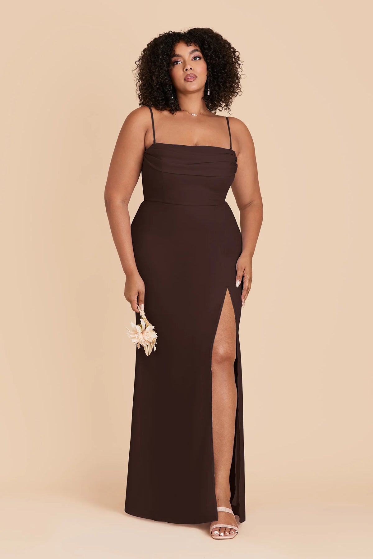 Odessa Café Noir alternate view 1 bridesmaid dress