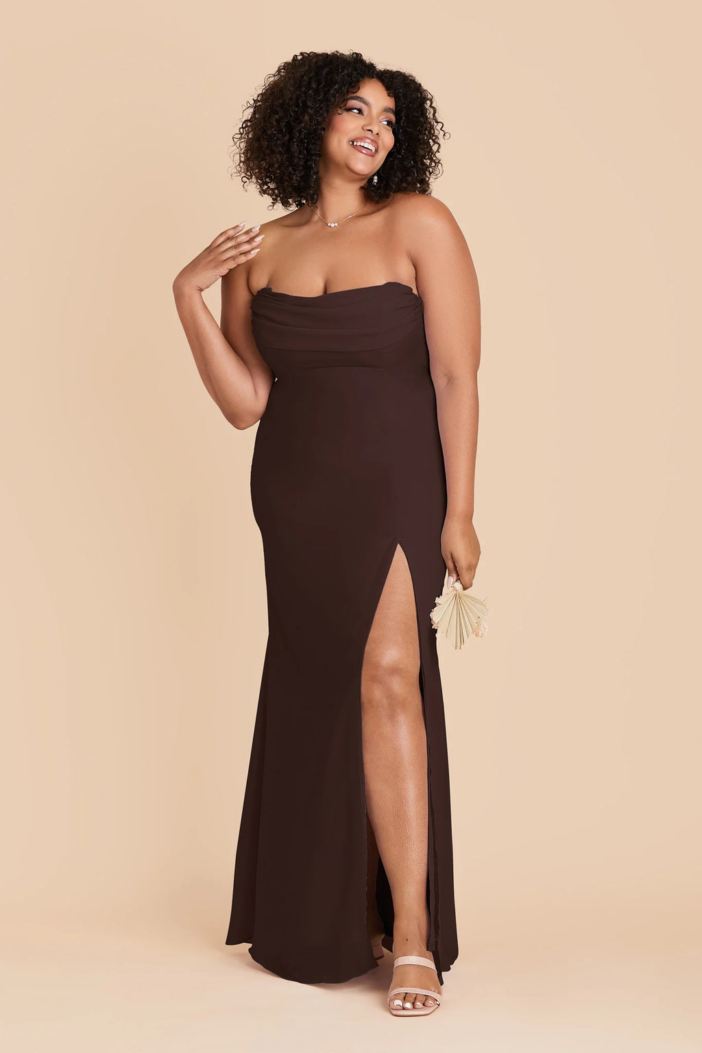 Odessa Café Noir alternate view 3 bridesmaid dress