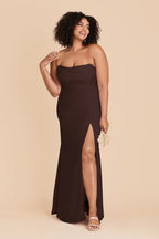 Odessa Café Noir alternate view 3 bridesmaid dress