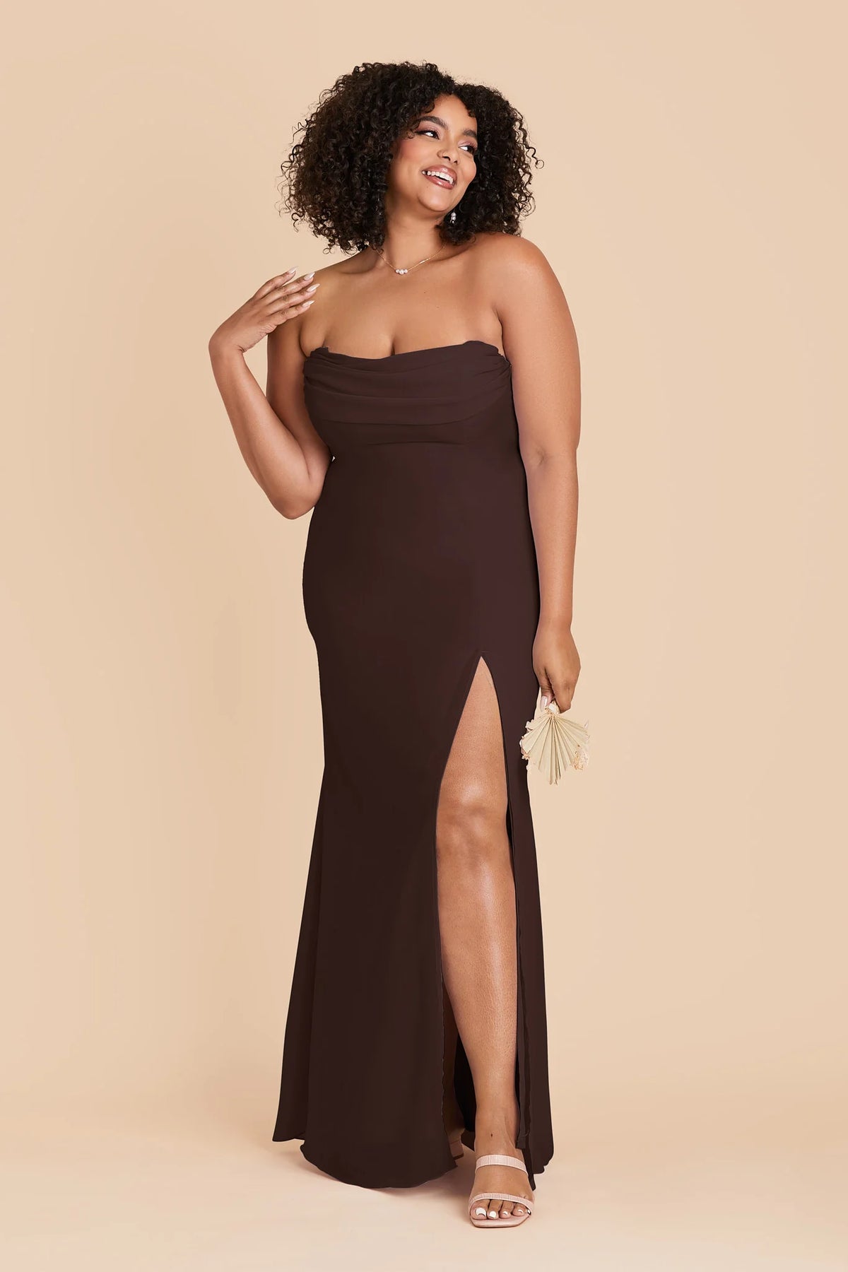 Odessa Café Noir alternate view 3 bridesmaid dress
