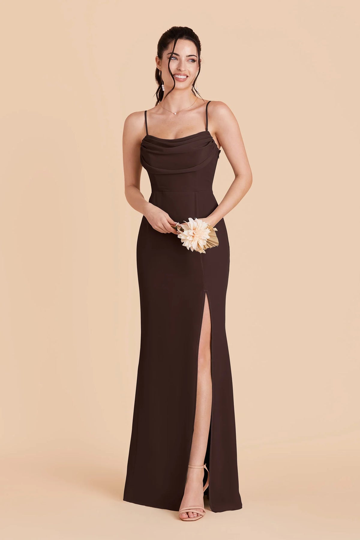 Odessa Café Noir alternate view 4 bridesmaid dress