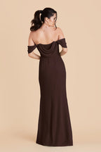 Odessa Café Noir alternate view 7 bridesmaid dress