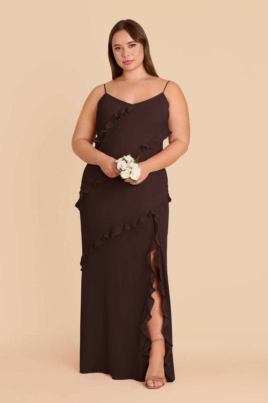 Vivienne Café Noir alternate view 1 bridesmaid dress
