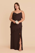 Vivienne Café Noir alternate view 1 bridesmaid dress