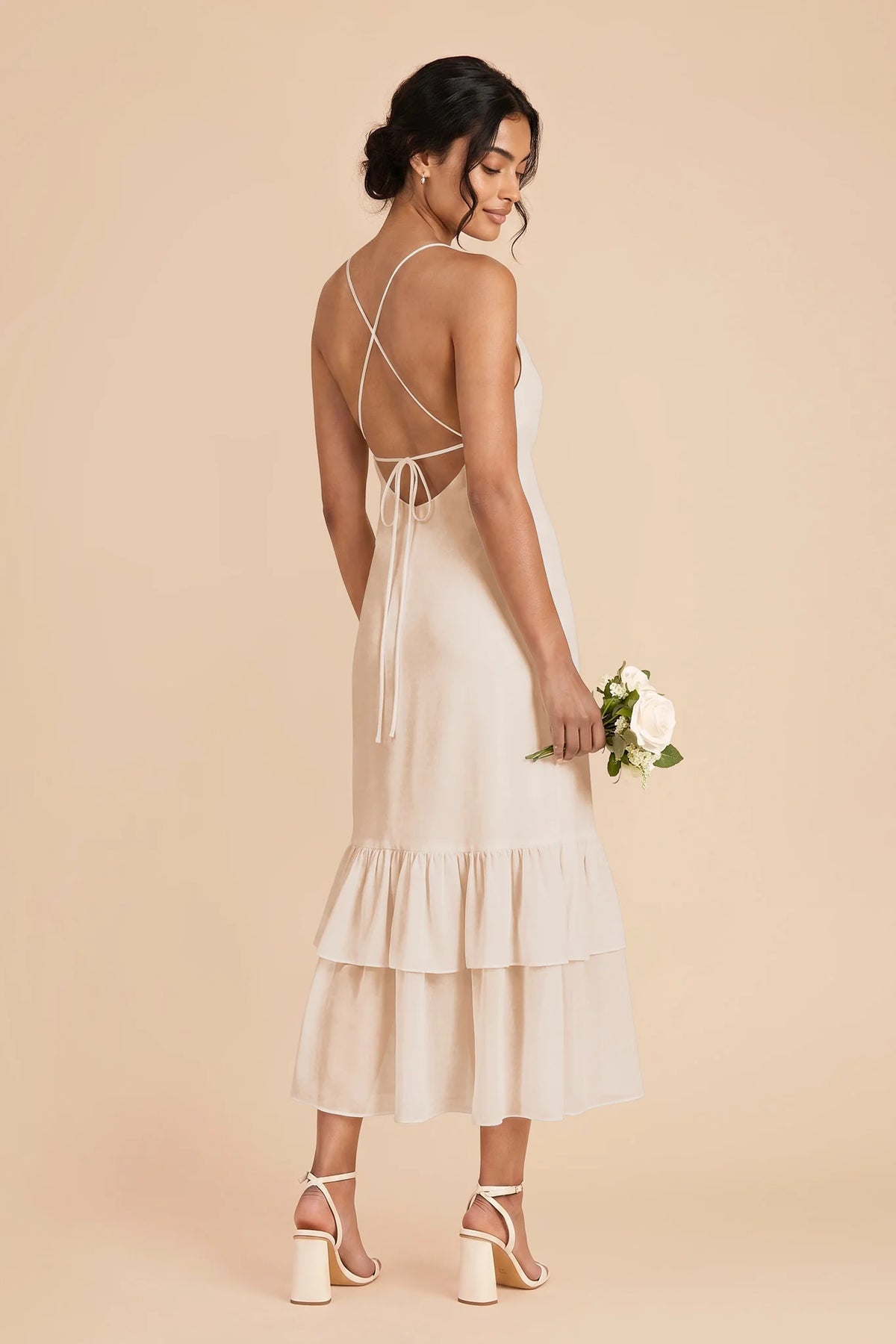 Liora Champagne alternate view 2 bridesmaid dress