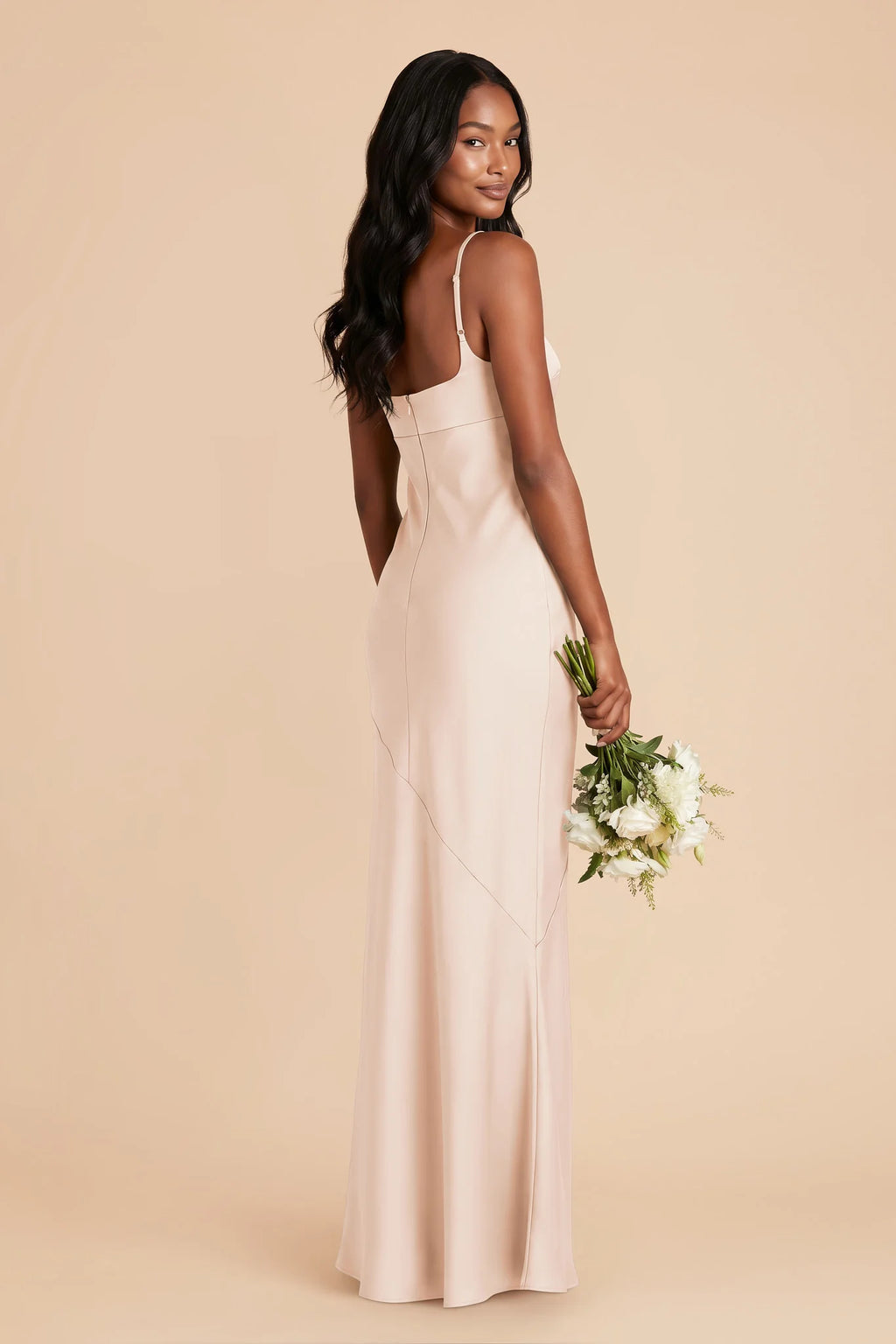 Noelle Champagne alternate view 2 bridesmaid dress