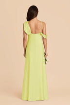 Thalia Chartreuse alternate view 4 bridesmaid dress