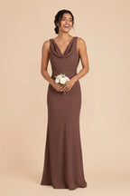 Odette Chocolate Brown alternate view 1 bridesmaid dress