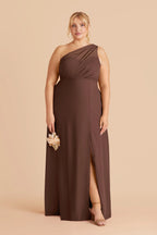 Celine Chocolate Brown alternate view 1 bridesmaid dress