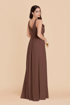 Annelise Chocolate Brown alternate view 3 bridesmaid dress