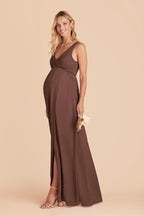 Annelise Chocolate Brown alternate view 5 bridesmaid dress