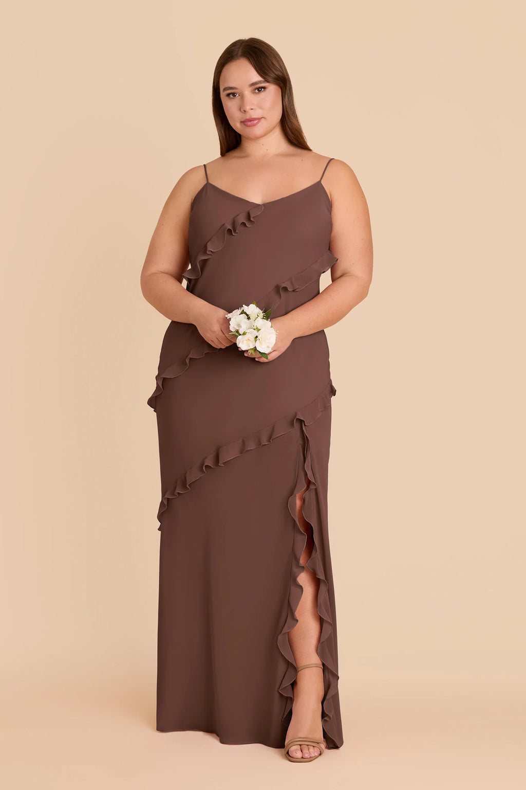 Vivienne Chocolate Brown alternate view 1 bridesmaid dress