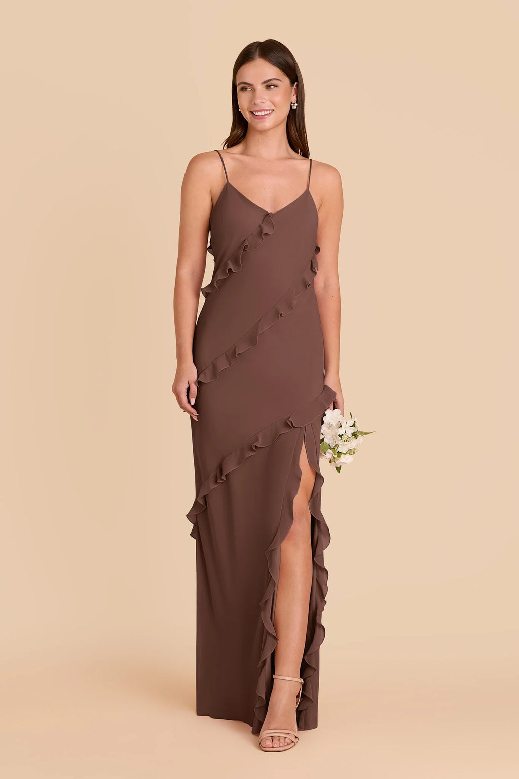 Vivienne Chocolate Brown alternate view 2 bridesmaid dress