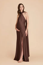 Camille Chocolate Brown alternate view 2 bridesmaid dress