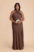 Camille Chocolate Brown alternate view 7 bridesmaid dress