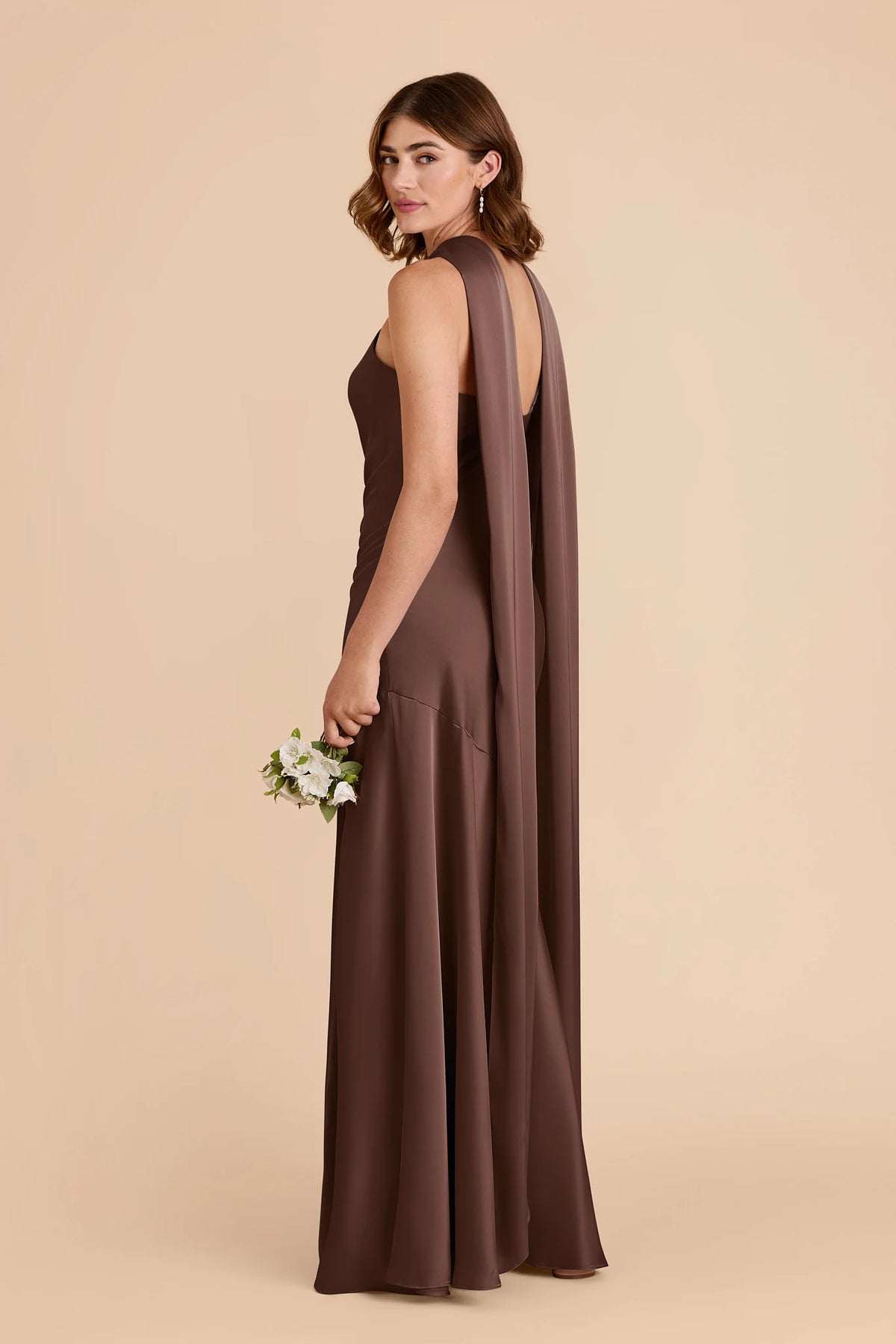 Camille Chocolate Brown alternate view 4 bridesmaid dress