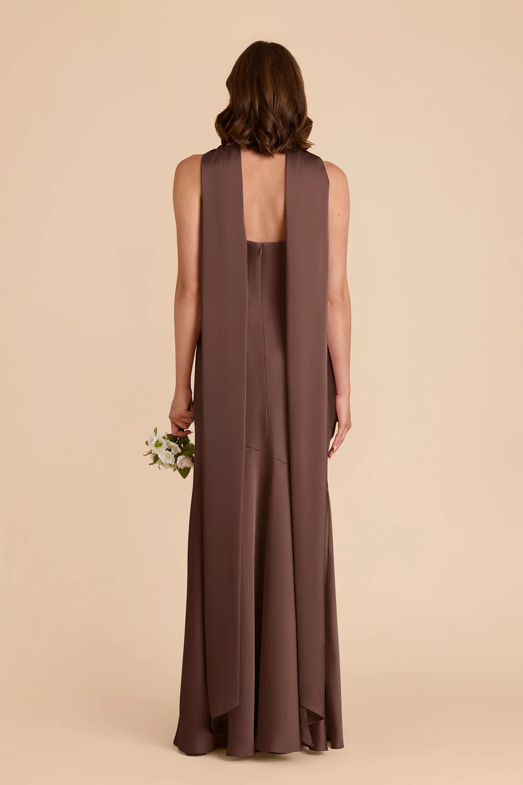 Camille Chocolate Brown alternate view 5 bridesmaid dress