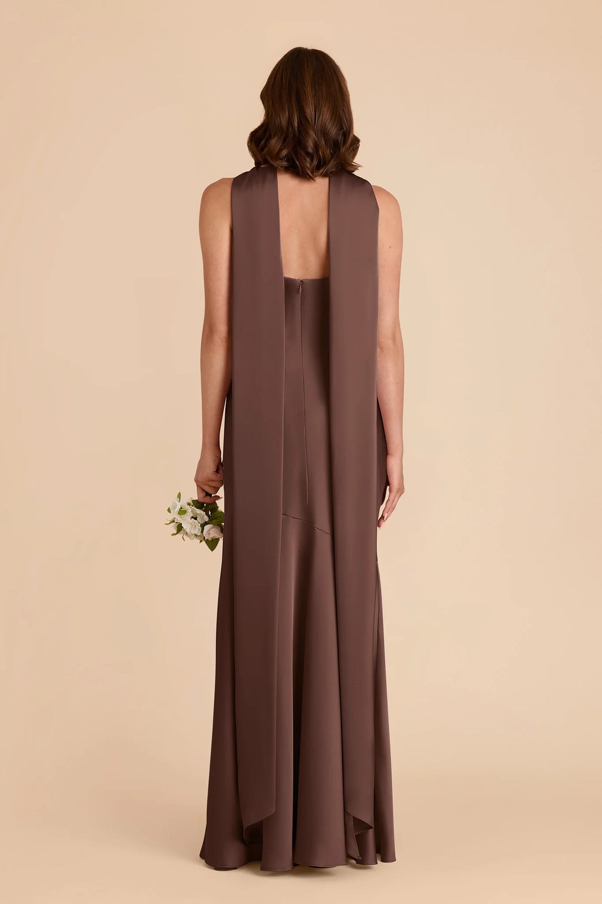 Camille Chocolate Brown alternate view 5 bridesmaid dress