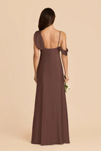 Thalia Chocolate Brown alternate view 4 bridesmaid dress