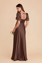 Selene Chocolate Brown alternate view 2 bridesmaid dress