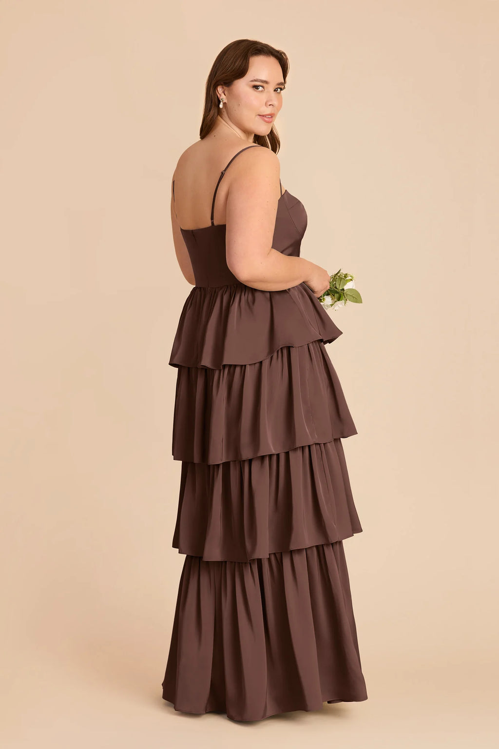 Calista Chocolate Brown alternate view 6 bridesmaid dress