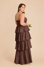 Calista Chocolate Brown alternate view 6 bridesmaid dress