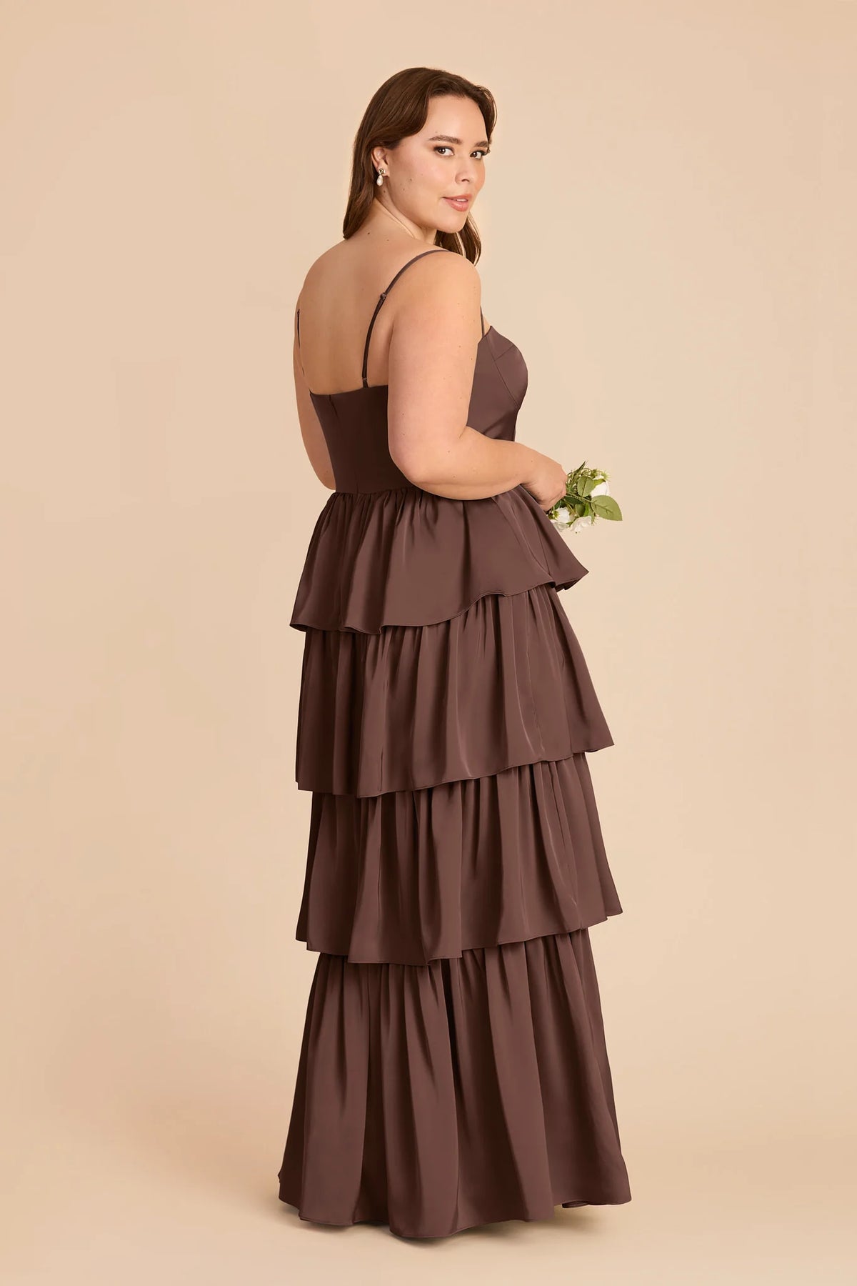 Calista Chocolate Brown alternate view 6 bridesmaid dress