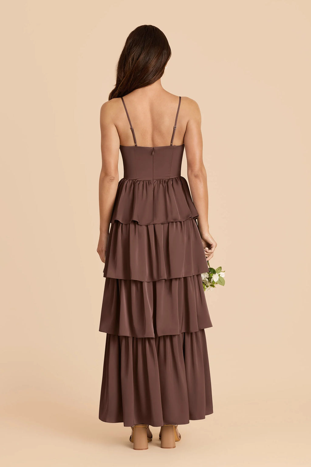 Calista Chocolate Brown alternate view 4 bridesmaid dress