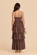 Calista Chocolate Brown alternate view 4 bridesmaid dress