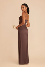 Sabine Chocolate Brown alternate view 2 bridesmaid dress