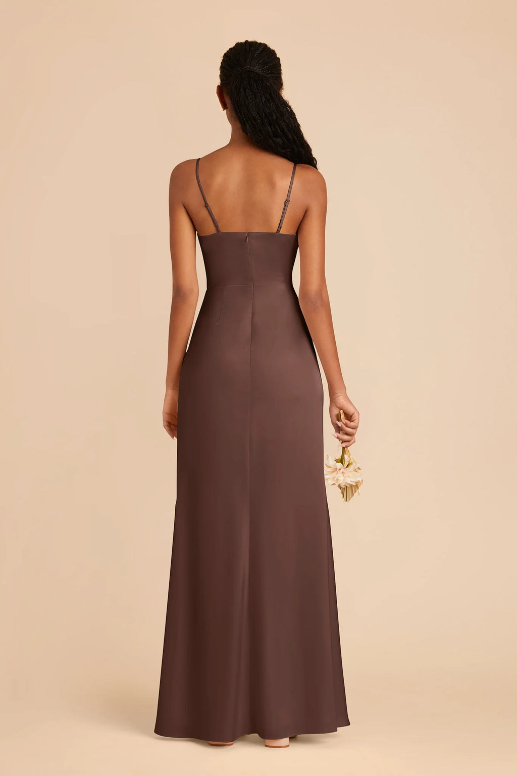 Sabine Chocolate Brown alternate view 3 bridesmaid dress