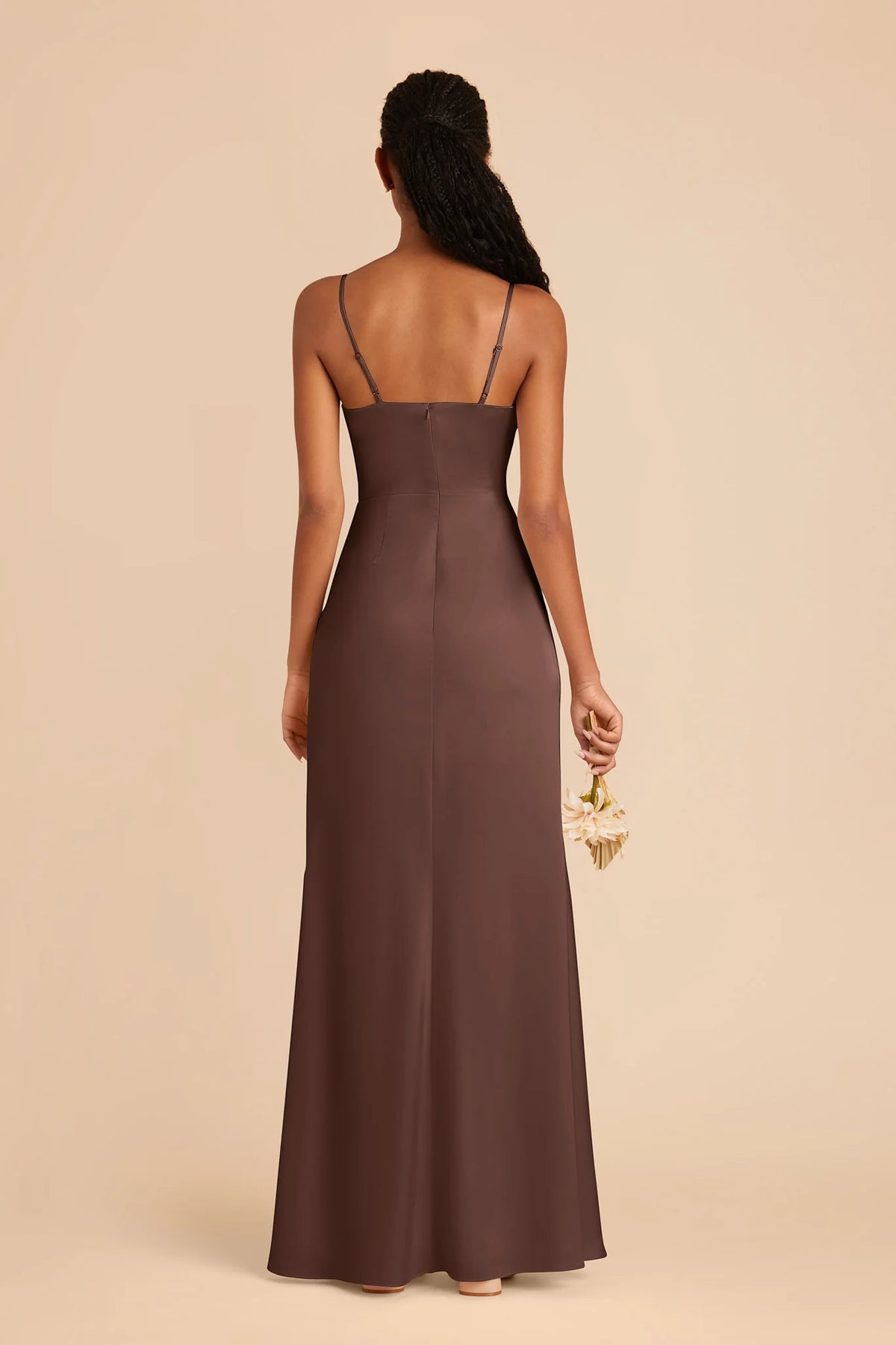 Sabine Chocolate Brown alternate view 3 bridesmaid dress