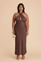Seraphine Chocolate Brown alternate view 1 bridesmaid dress