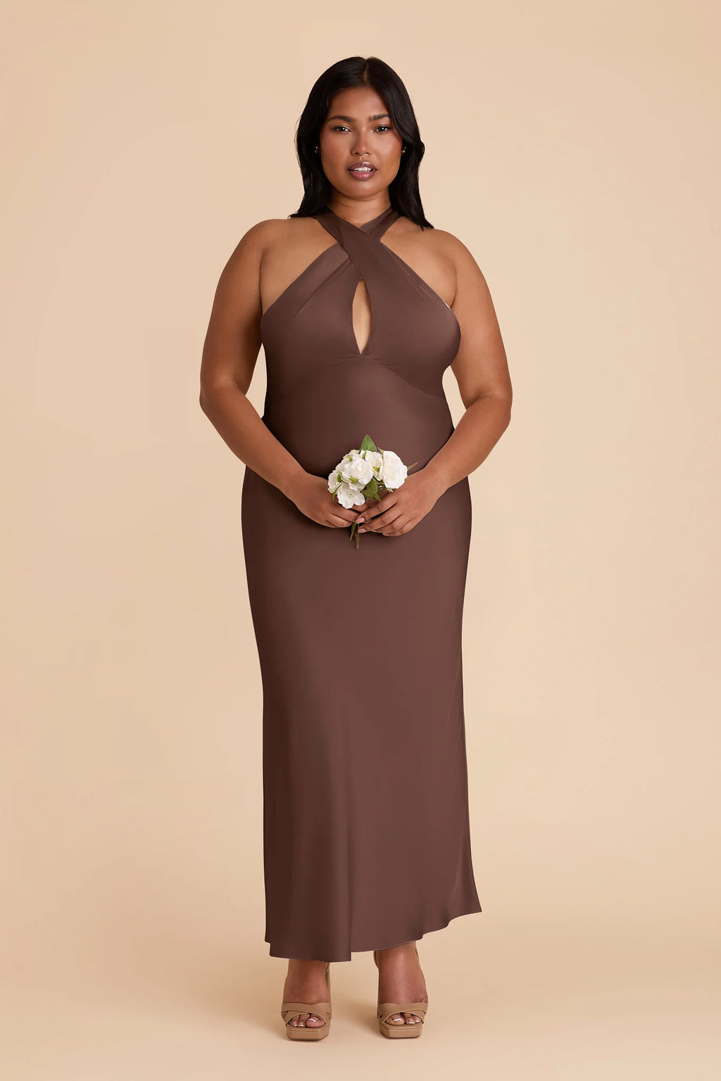 Seraphine Chocolate Brown alternate view 6 bridesmaid dress